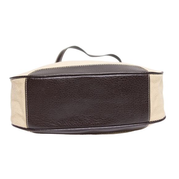 ETIEENE AIGNER Shoulder Bag Cream & Brown Medium Size Handbag Adjustable Strap - Picture 7 of 11